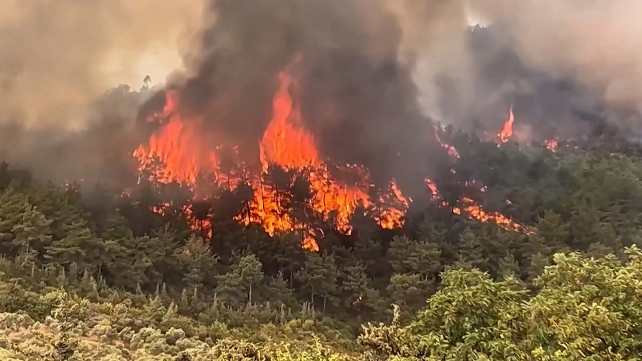 Wildfires Threaten Turkey's Fourth-Largest City Forcing Evacuations