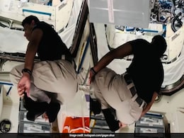 "Being Still A Challenge": Shubhanshu Shukla Posts Video Of 'Floating' In ISS "Being Still A Challenge": Shubhanshu Shukla Posts Video Of 'Floating' In ISS