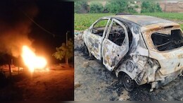Rajasthan: जेल से छूटकर आए युवक ने क&zwj;िया तांडव, श्&zwj;मशान के सामने कार में लगाई आग