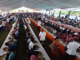 राजस्थान में 100 साल बाद लौटी ‘ज्योणार’ की रियासतकालीन रौनक, एक साथ 50 हजार लोगों ने खाया दाल-बाटी-चूरमा