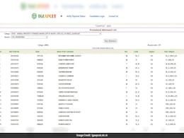 Telangana EAMCET First Phase Provisional Seat Allotment Result Released, Check Here Telangana EAMCET First Phase Provisional Seat Allotment Result Released, Check Here