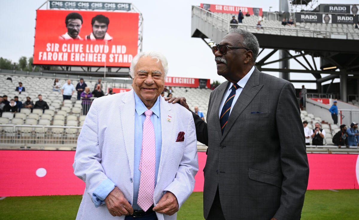 Legendary Farokh Engineer, Clive Lloyd Honoured With Stands At Old Trafford