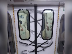 Video: Passenger Paints X On Door Of Moving Metro In Kolkata