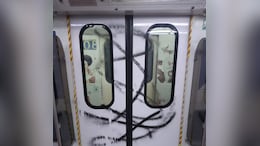Video: Passenger Paints X On Door Of Moving Metro In Kolkata