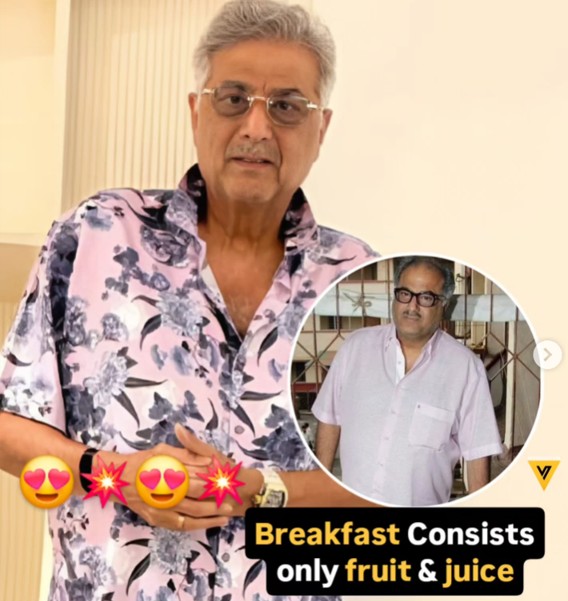 फिल्ममेकर बोनी कपूर ने नाश्ते में सिर्फ इन 3 चीजों को खाकर घटाया 26 किलो वजन