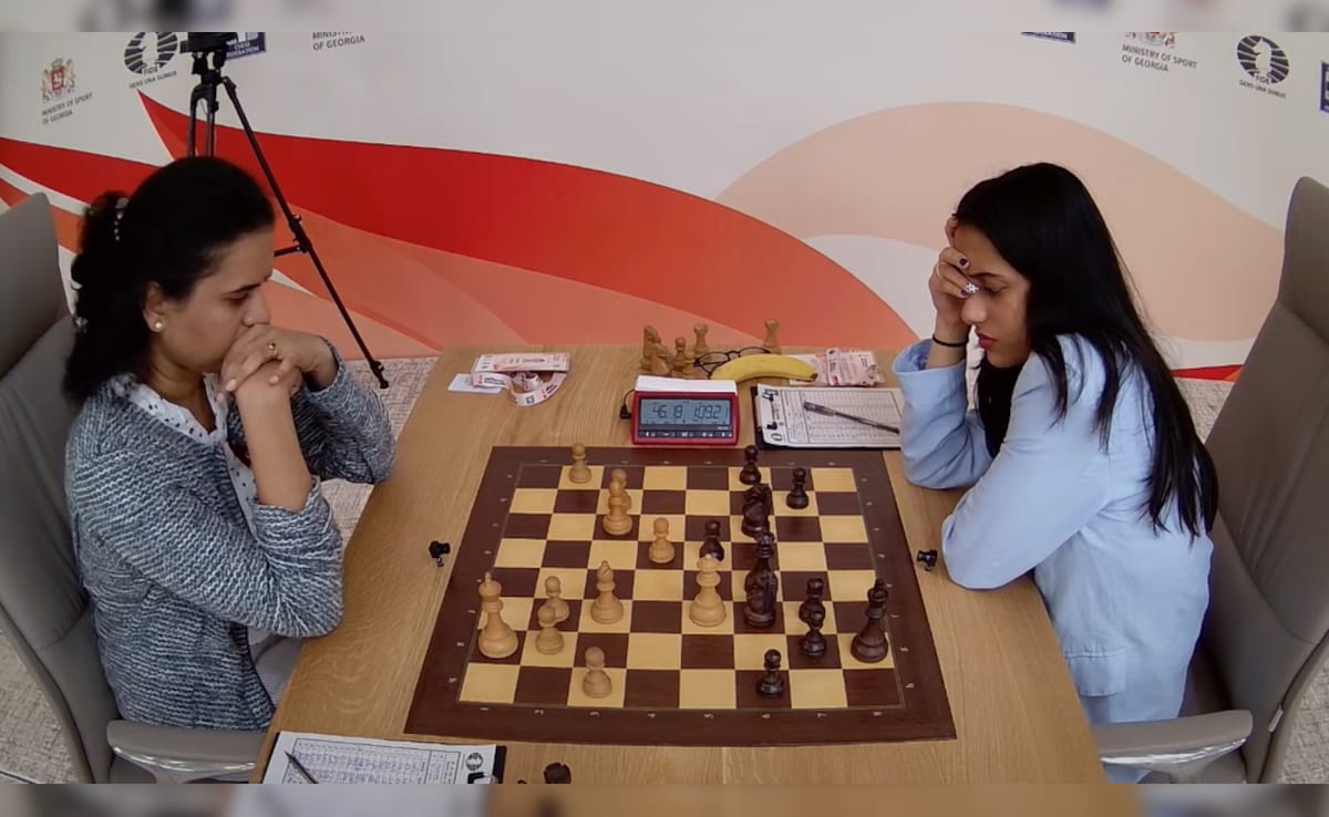 Women's Chess WC Final Live: Advantage Humpy As Divya Goes Under Pressure