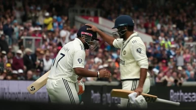 Rishabh Pant : पंत झुकेगा नही! दुखापतीनंतरही मैदानात उतरला टीम इंडियाचा शेर, 'लॉर्ड' ठाकूरसोबतचा भावनिक Video Viral