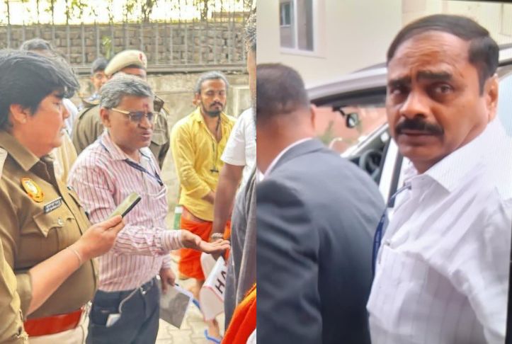 'Babu Brawl' In Delhi: Siddaramaiah Man's Shoe Threat To DK Shivakumar Aide