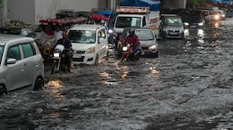 Heavy Rain In North India, Flooding, Traffic Chaos in Delhi Amid Red Alert