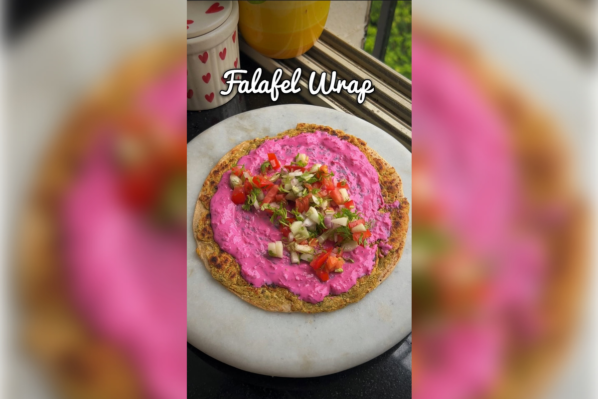 Vanshika Khurana,Vanshika Khurana age,Vanshika Khurana fitness,Vanshika Khurana Instagram,Vanshika Khurana reels,Vanshika Khurana tips,Falafel Wrap Recipe,High Protein Falafel Wrap Recipe,Perfect for busy professionals,high-protein meal ideas,How to make Falafel Wrap?,delicious recipes,whosthat360,news and media