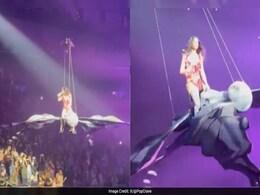 Watch: Katy Perry Narrowly Averts Major Accident As Prop Malfunctions Mid-Air Watch: Katy Perry Narrowly Averts Major Accident As Prop Malfunctions Mid-Air