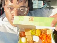 Watch: Vlogger Tries Indian Sweets For The First Time, His Reaction Says It All Watch: Vlogger Tries Indian Sweets For The First Time, His Reaction Says It All