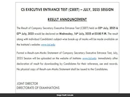 ICSI CSEET July 2025 Result Declared, Direct Link To Download Scorecard Here ICSI CSEET July 2025 Result Declared, Direct Link To Download Scorecard Here