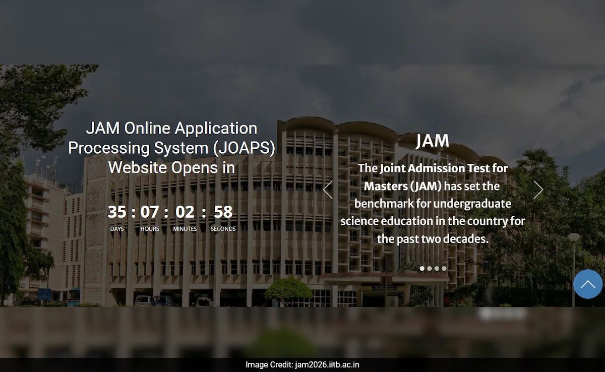 IIT JAM 2026 The Indian Institute of Technology IIT Bombay