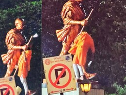 Pune Crime : पुण्यातील संतापजनक कृत्य; महात्मा गांधी यांच्या पुतळ्याची विटंबना करण्याचा प्रयत्न