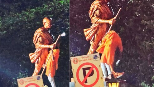 Pune Crime : पुण्यातील संतापजनक कृत्य; महात्मा गांधी यांच्या पुतळ्याची विटंबना करण्याचा प्रयत्न