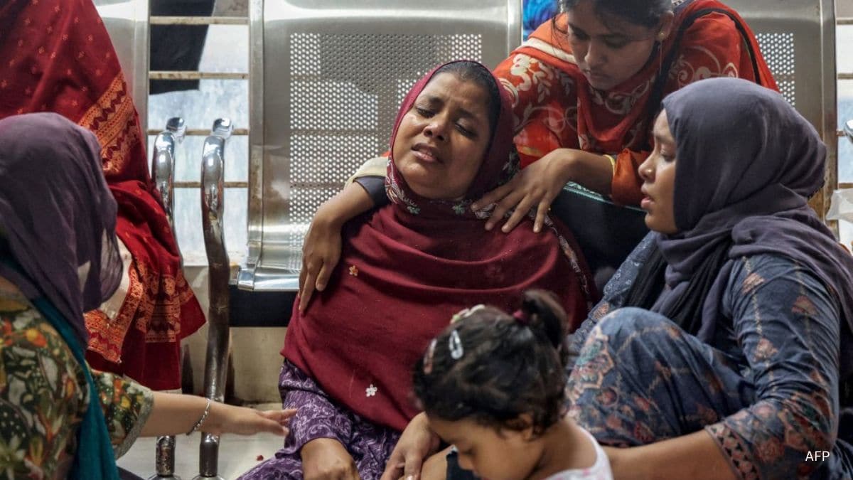 The mother of an injured student at a hospital after the deadly crash The mother of an injured student at a hospital after the deadly crash