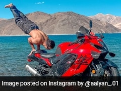 YouTuber Takes Hayabusa In Pangong Lake For Views. Law Comes Knocking