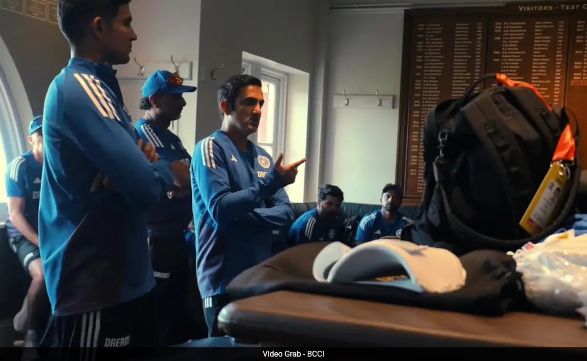Watch: Gautam Gambhir Settles Ravindra Jadeja's Lord's Debate With Blunt Dressing Room Message
