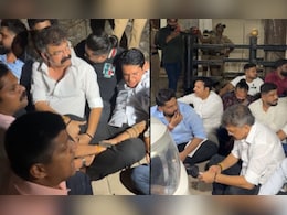 Jitendra Awhad: मध्यरात्री हायहोल्टेज राडा! जितेंद्र आव्हाड गाडीखाली झोपले, पोलिसांनी खेचून बाहेर काढलं