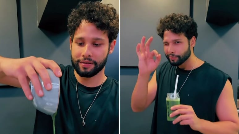 Watch: Siddhant Chaturvedi Takes A Break From <i>Chai</i> And Says Hello To Matcha Cloud