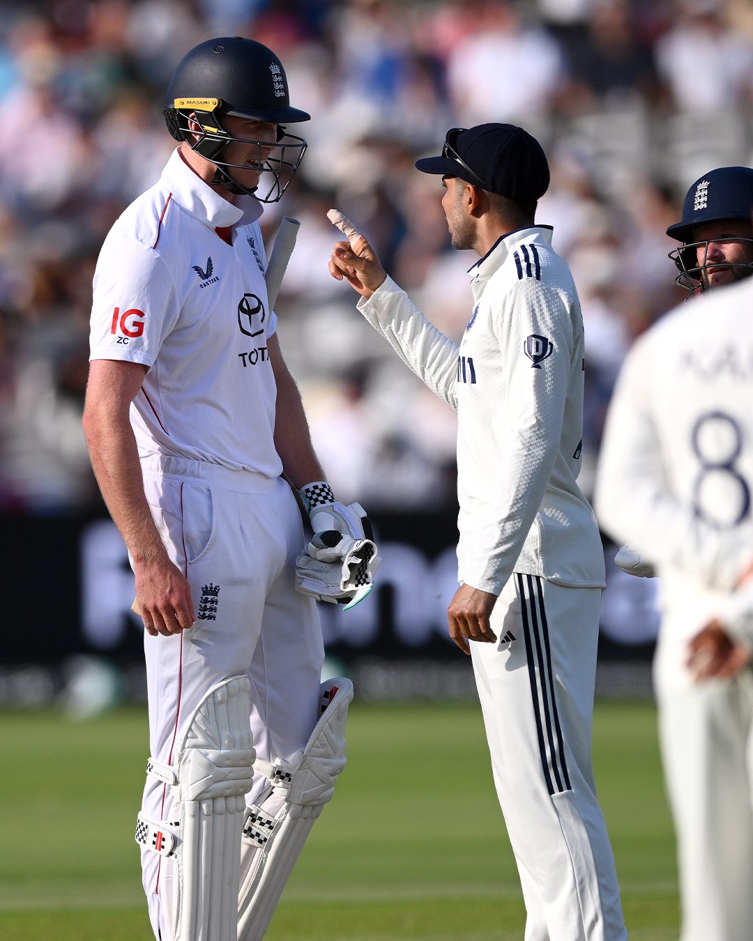 Bumrah bowling to Root