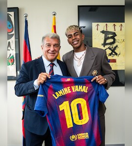 Lamine Yamal Inherits Lionel Messis Iconic Barcelona Number 10 Shirt
