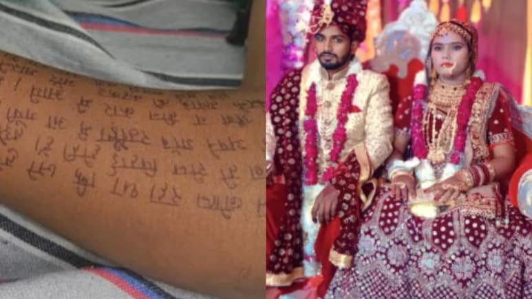 UP Woman's Detailed Suicide Note On Arm, Leg, Stomach Over Dowry Harassment UP Woman's Detailed Suicide Note On Arm, Leg, Stomach Over Dowry Harassment