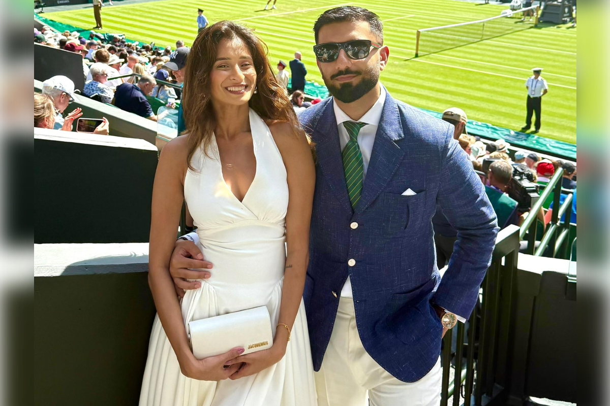 Manav Chhabra and Unnati Malharkar's Stylish Wimbledon Appearance; See Pics Manav Chhabra and Unnati Malharkar's Stylish Wimbledon Appearance; See Pics