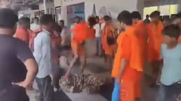 Soldier Punched, Kicked, Pushed To The Ground By Kanwariyas At UP Station