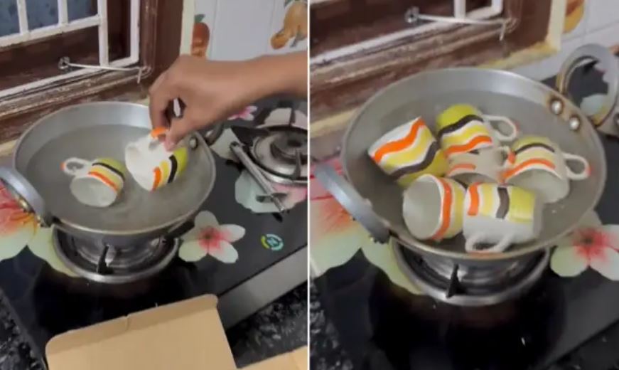 VIDEO: कप टूटने की टेंशन खत्म, मम्मी की डांट से बचने के लिए फॉलो करें ये वायरल जुगाड़