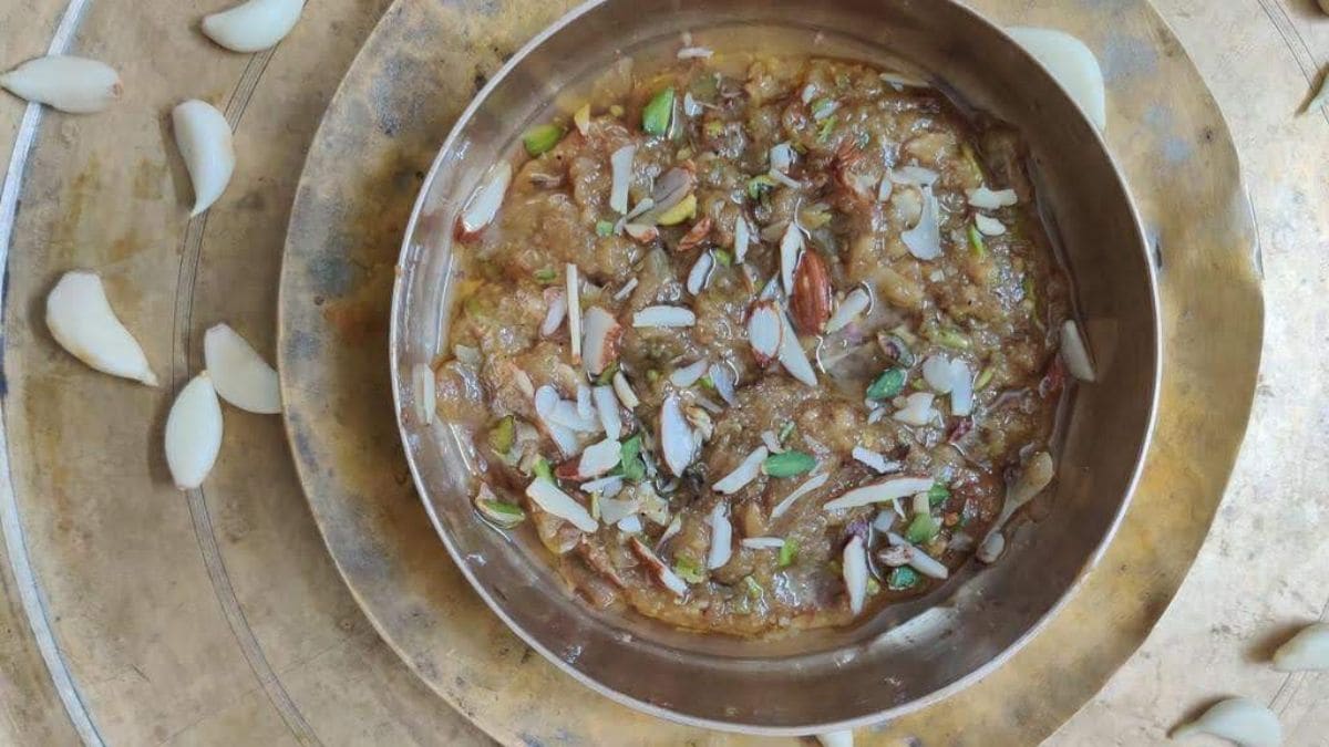 Rajasthani Lehsun Ka Halwa (Garlic Halwa)