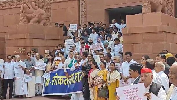 Parliament Monsoon Session Day 5 Highlights: Lok Sabha Adjourned Amid Opposition Sloganeering Against Voter List Revision