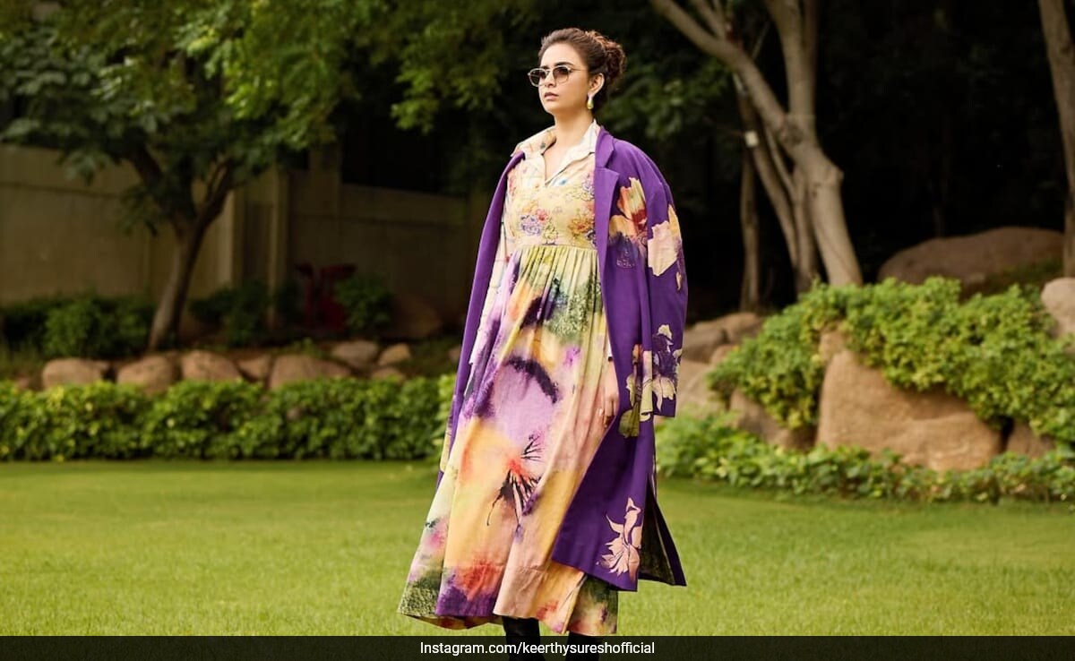 Keerthy Suresh's New Fashion Ensemble Gains Attention