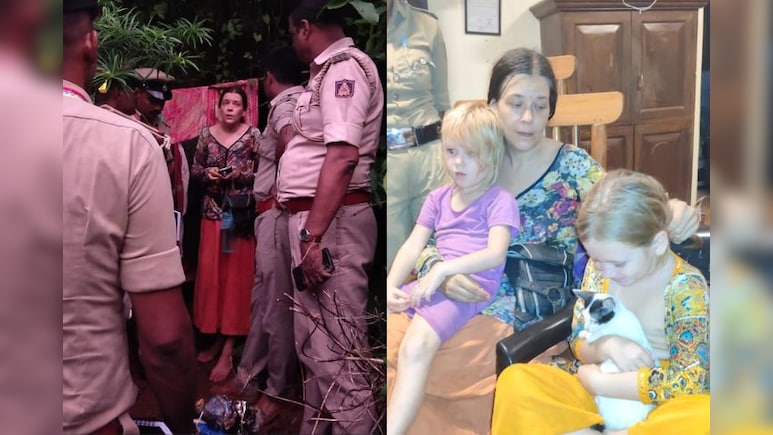 Russian Woman Found Living In Cave With Children In Karnataka Returns Home