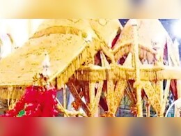 माह-ए-मोहर्रम: आज भी जयपुर में न‍िकलता है राजा रामस‍िंह का बनवाया सोने का शाही ताज‍िया, 60 किलो सोने-चांदी के धागे लगे