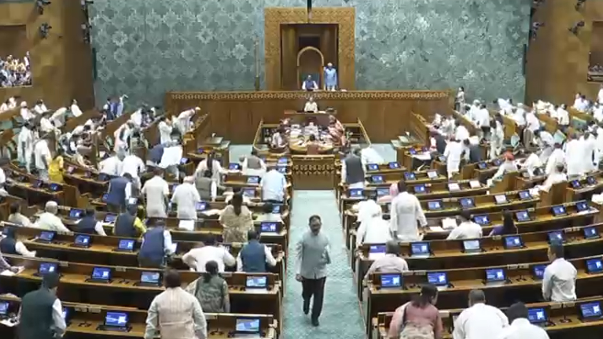 Parliament Session: Chaos Erupts In Lok Sabha As Question Hour Begins