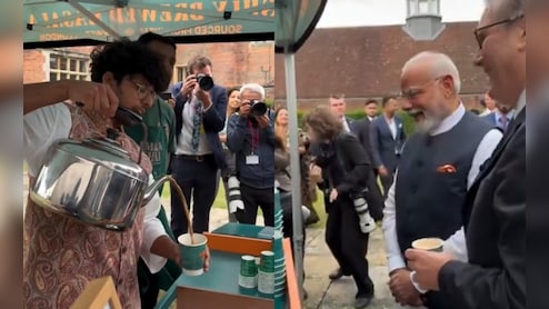 "From One Chaiwala To Another": Indian-Origin Man Serves Tea To PM Modi In UK