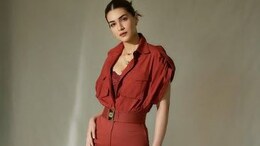 Kriti Sanon Gives High Velocity Drama In A Rust-Coloured Elie Saab Jumpsuit