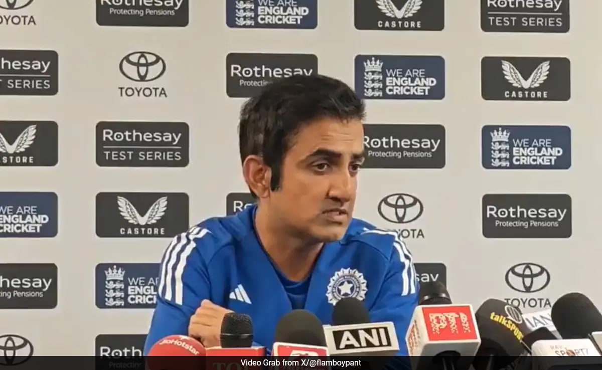 Gautam Gambhir Told To Take "Chill Pill" After Shubman Gill Question 'Got Under His Skin'