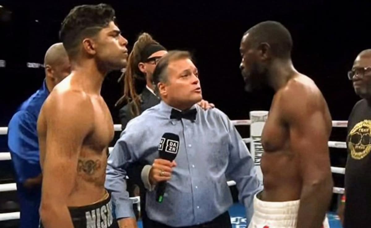 Watch: Nishant Dev Extends Perfect Pro Record With Technical Knockout Win Against LaQuan Evans