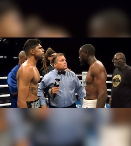 Watch: Nishant Dev Extends Perfect Pro Record With Technical Knockout Win Against LaQuan Evans