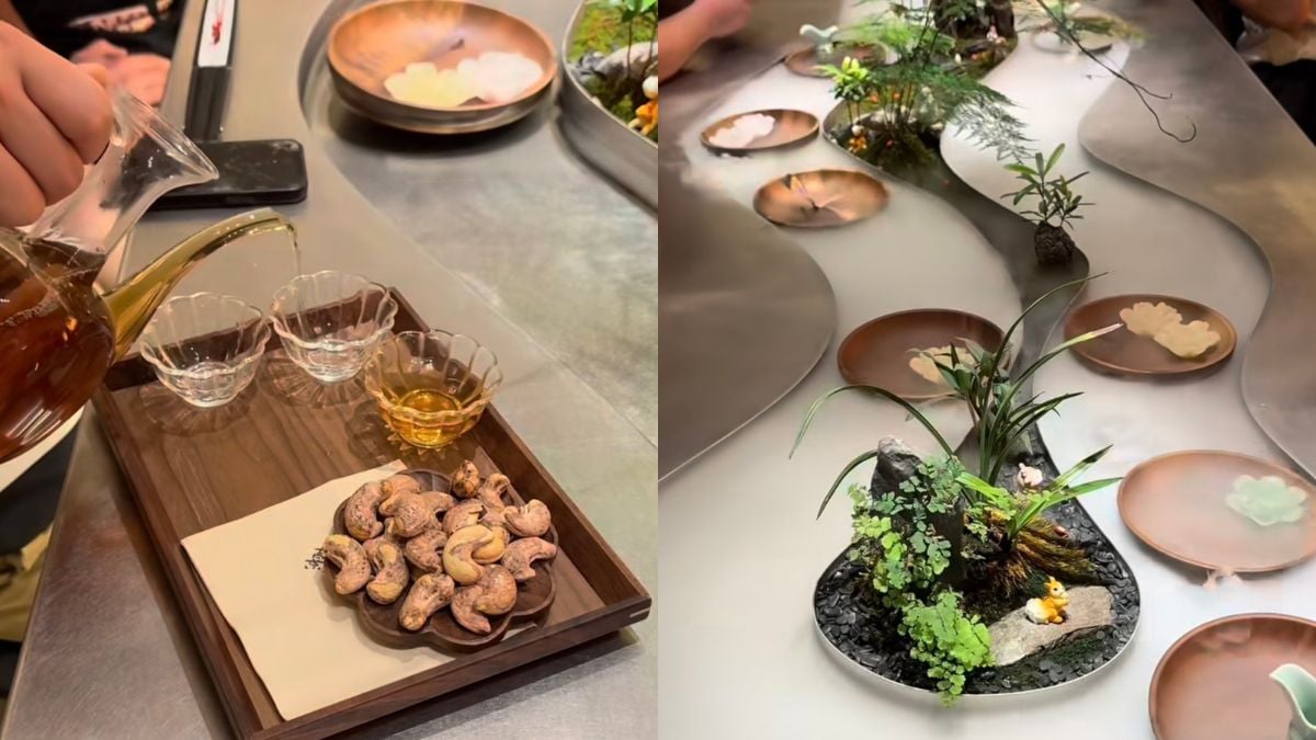 Viral Video Shows Tea House In China With Flowing Water Channel