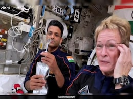 Shubhanshu Shukla Performs Zero-Gravity Tricks With Water On ISS Shubhanshu Shukla Performs Zero-Gravity Tricks With Water On ISS