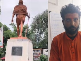 Man Attempts To Vandalise Mahatma Gandhi's Statue In Pune, Arrested Man Attempts To Vandalise Mahatma Gandhi's Statue In Pune, Arrested