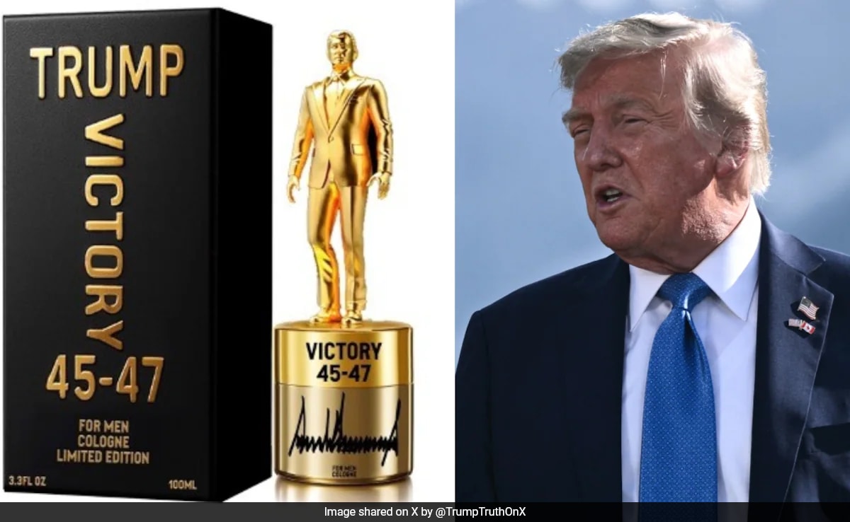 Американският президент Доналд Тръмп въведе новата си линия парфюми и
