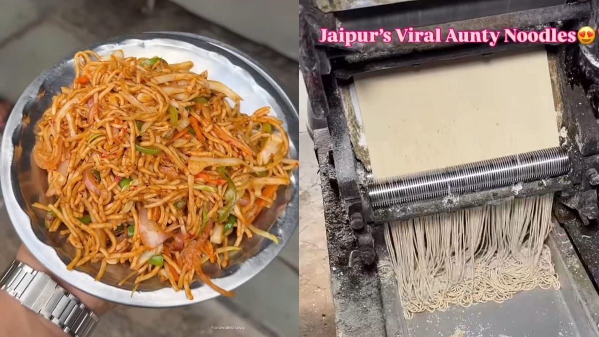 Watch: "Jaipur Aunty" Making Noodles From Scratch Divides The Internet