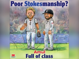 "Poor Stokesmanship?" - Amul Shares Topical For Ben Stokes' 'Handshake Controversy' "Poor Stokesmanship?" - Amul Shares Topical For Ben Stokes' 'Handshake Controversy'