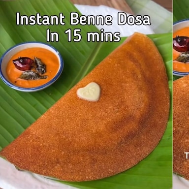 How To Make Instant Benne Dosa In Just 15 Minutes (Recipe Inside)