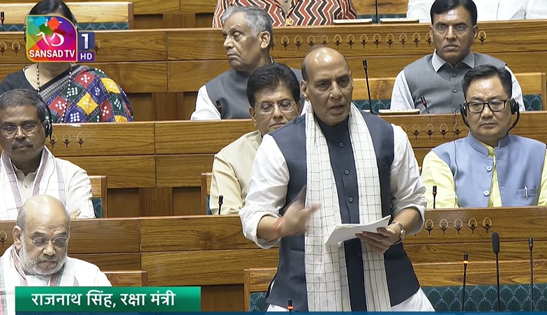 'जिन्ह मोहि मारा ते मैं मारे...', ऑपरेशन सिंदूर पर राजनाथ सिंह ने लोकसभा में किया सेना के शौर्य का बखान